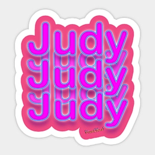 Judy Judy Judy Judy Judy Sticker